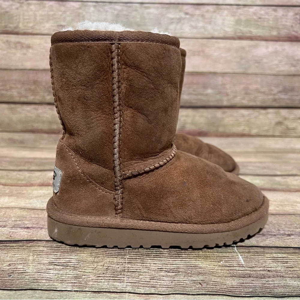 Ugg Brown Suede Classic Short Boots